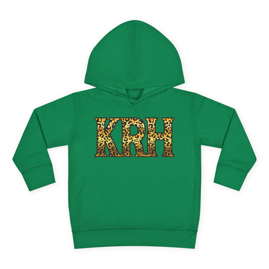KRH Leopard Print Toddler Hoodie - Kelly Green